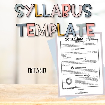 Preview of Syllabus Template