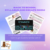 Syllabus and Escape Room