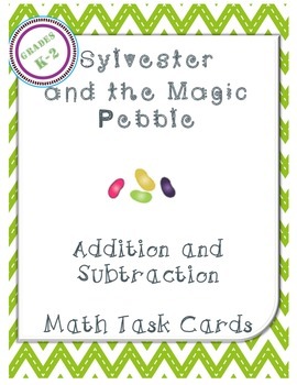 Preview of Sylvester and The Magic Pebble: Math Task Cards