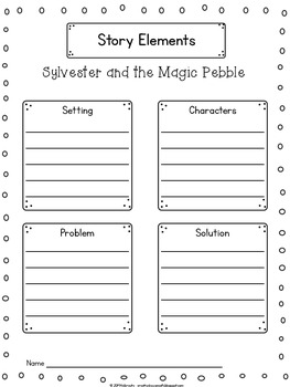 Sylvester and the Magic Pebble Printables Freebie by Creative Lesson Cafe