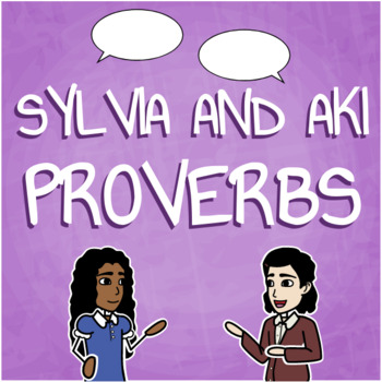 Preview of Sylvia & Aki Proverbs Analysis Worksheets