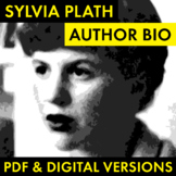 Sylvia Plath Author Study Worksheet, Sylvia Plath Biograph