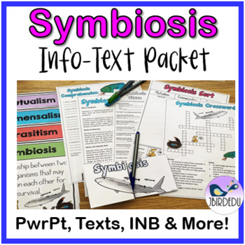 Preview of Symbiosis Activity Packet | Symbiosis Power Point | Symbiosis Activities