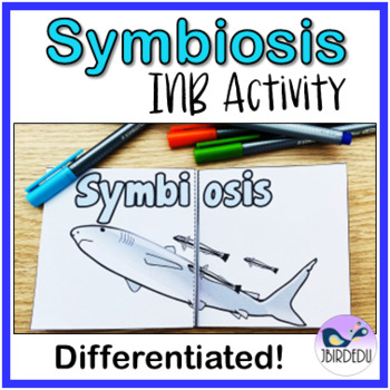 Preview of Symbiosis Interactive Notebook Activity | Symbiosis Fan-Foldable