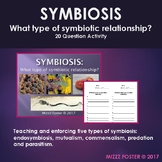 Symbiosis : What type of symbiotic relationship? 20 questi