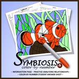 Symbiosis Color by Number with Reading and Analysis Questions