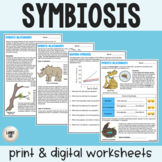 Symbiosis - Reading Comprehension Worksheets