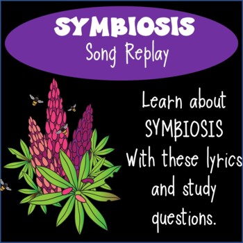 Preview of Symbiotic Relationships Worksheet | Song and Video