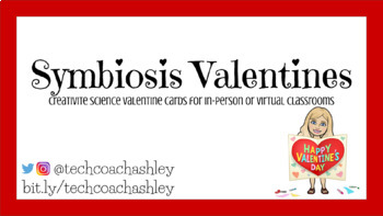 Preview of Symbiosis Valentine Card Activity 