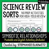 Symbiotic Relationships Review Sort | Printable, Digital & Easel