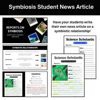 Preview of Symbiotic Relationships: Symbiosis Student News Article