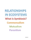 Symbiotic Relationships in Ecosystems- Commensalism, Mutua