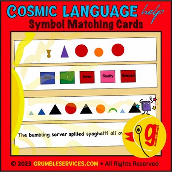 Preview of Sentence Matching Cards (24 Sets) Elementary Montessori Language Grammar Symbols