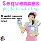 Symbol Sequences and Visual Cues for Daily Living Activities