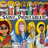 Symbolic Saint Food Labels (for Parties, Teas, or All Sain