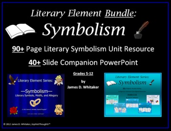 Preview of Symbolism Literary Symbolism Unit Resource and PowerPoint Bundle