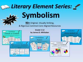Preview of Symbolism Literary Symbols Motifs Common Core