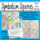 Symbolism Squares for Any Novel - Theme, Characterization,