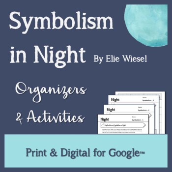 Preview of Symbolism in Night by Elie Wiesel - Digital for Google Apps - Distance Learning