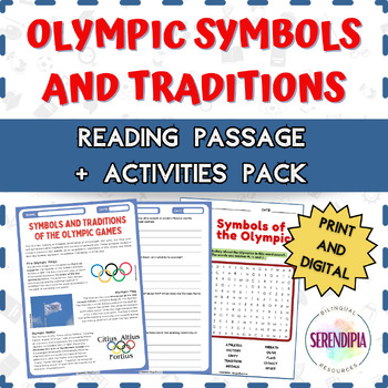 Preview of Symbols and Traditions of the Olympic Games || READING PASSAGE + ACTIVITIES
