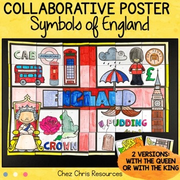 Preview of Symbols of England Collaborative Poster