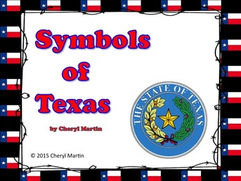 Preview of Symbols of Texas slide show and booklet