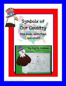 Preview of Symbols of United States - Mini-book, Craft, and Activities