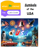 Symbols of the USA Grades 3-8 Coding Project