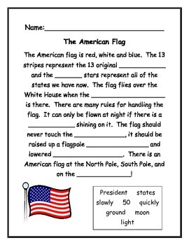 Preview of Symbols of the USA - Our Flag