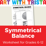 Symmetrical Balance Art Worksheet