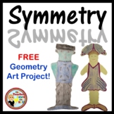 Symmetrical Creations Geometry Art! Fun Symmetry Activity