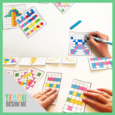 Symmetrical Pattern Coloring & Matching Cards