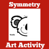 Lines of Symmetry Art Activity Lesson Worksheets Kindergar