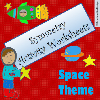 Preview of Symmetry Activity - Space Theme