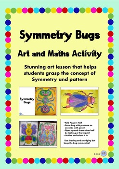 Preview of Symmetry Bugs Art & Pattern Activity