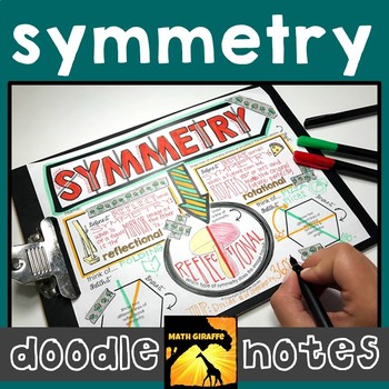 Preview of Symmetry Doodle Notes