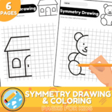 Symmetry Drawing and Coloring Pages | Draw The Other Half