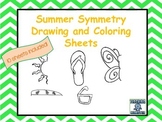 Symmetry Drawing and Coloring Sheets--Finish the Picture