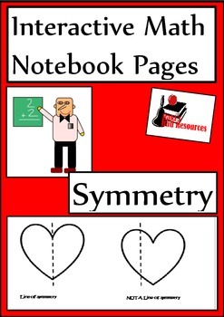Preview of Symmetry Lesson for Interactive Math Notebooks