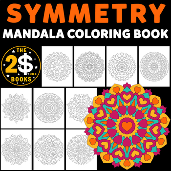 Mandala Coloring Book For Kids: For Kids Ages 6-8 Mandala Coloring Easy Art  And Relaxing Books (Paperback)