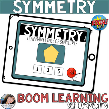 Preview of Symmetry Math Boom Decks | Digital Task Cards