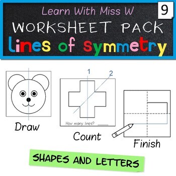 Lines of symmetry | Worksheets – Primary Stars Education
