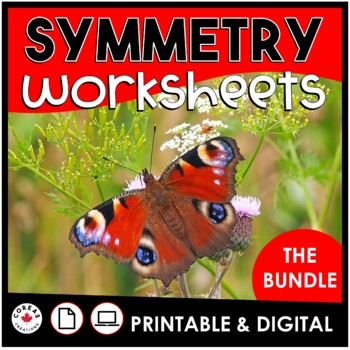 Preview of Symmetry Worksheets for Kindergarten | Bundle