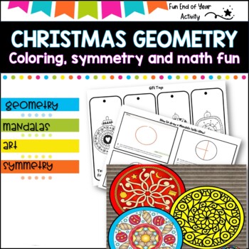 Preview of Symmetry and Concentric circles. Geometry- Mandalas 