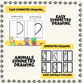 Symmetry drawing activity for Kids, Perk, K, 1st, 2nd, 3rd