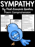 Sympathy Poem by Paul Laurence Dunbar Comprehension Worksh