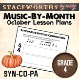 Syncopa Lesson Plans - Rhythm Syncopation- Grade 4 Music -