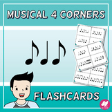 Syncopa Rhythm Flashcards with 4 Corners
