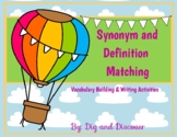 Synonym Activity / Synonym & Definition Matching / Center 