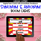 Synonym & Antonym Boom Cards Distance Learning